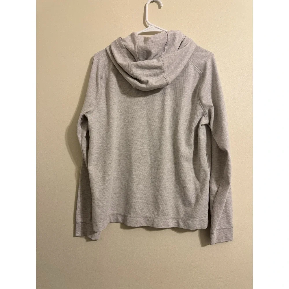Banana Republic Hoodie Sweater Mens Medium Light Beige‎ Cotton Pullover